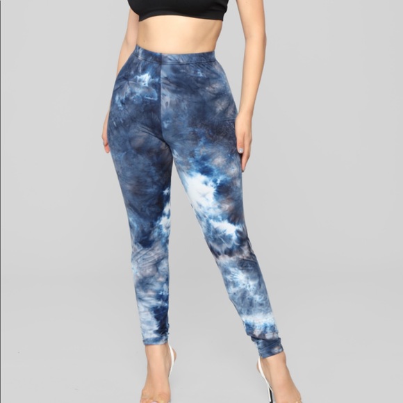 Pants - Blue Combo Leggings